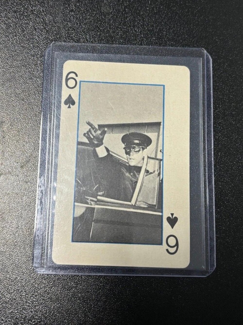 1966 Green Hornet Playing Cards Bruce Lee - 6 Of Spade